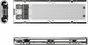 Kieszeń dyskowa M.2 NVME na USB-C 10Gbps - szara 2