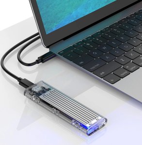 Kieszeń dyskowa M.2 NVME na USB-C 10Gbps - szara 3