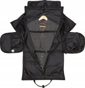 Torba podróżna Wozinsky Premium na garnitur z kieszenią na mokre rzeczy (50 l) - czarna 6