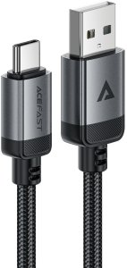 Kabel Acefast C20-04 USB-A - USB-C 480Mb/s 3A 1.2m - czarny 2