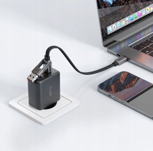 Kabel USB Acefast USB-C - USB-C 0.2 m Wielokolorowy (6974316283539) 6