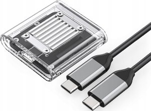 Kieszeń dyskowa M.2 NVME USB-C 3.2 - przezroczysta 1