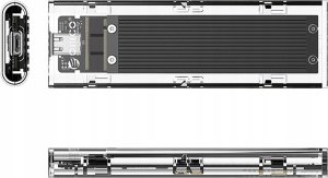 Kieszeń dyskowa M.2 NVME na USB-C 10Gbps - czarna 2