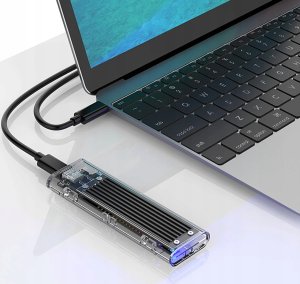 Kieszeń dyskowa M.2 NVME na USB-C 10Gbps - czarna 3