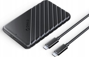 Kieszeń dyskowa 2,5" HDD/SSD USB-C 3.1 6Gbps - czarna 1