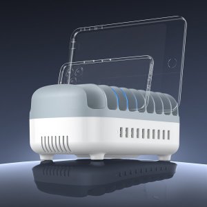 Inteligentna stacja ładowania USB 10-portowa - biała 4