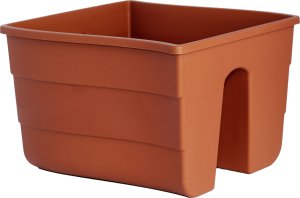 Skrzynka na balustradę Wave 30 Doniczka balkonowa na barierkę 1