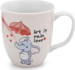 NICI 61499 Kubek porcelanowy 360ml Słoń Love let in rain love 1