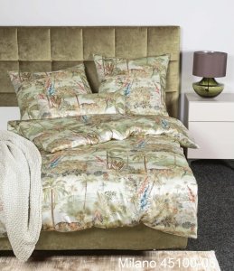 Pościel satynowa 155x200 cm Milano 45100/06 Dżungla 2