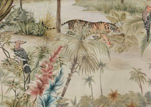 Pościel satynowa 155x200 cm Milano 45100/06 Dżungla 3