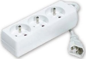 LOGON 3 way power strip for UPS system 1,5 m 1