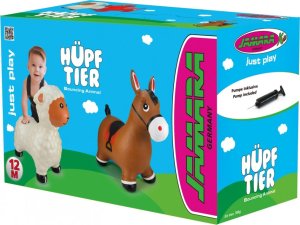 Jamara Hopping animal horse brown with pump zabawka dmuchana 2