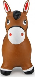 Jamara Hopping animal horse brown with pump zabawka dmuchana 6