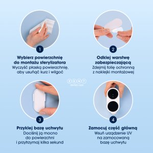 ZENT Sterylizator UV do szczoteczek Uveo Duo 5