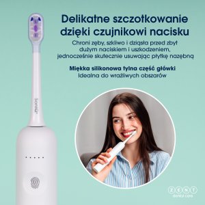 Szczoteczka ZENT SoniQ+ Biała 6