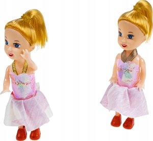 Duży Domek Willa Dla Lalek + Łóżeczko Zjeżdżalnia Meble 2 Lalki Laleczki 9