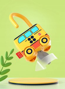 Montessori Gra Edukacyjna Sensoryczna Kłódki Z Kluczykami Dla Dzieci 6 Szt. 11