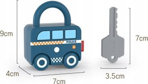 Montessori Gra Edukacyjna Sensoryczna Kłódki Z Kluczykami Dla Dzieci 6 Szt. 15