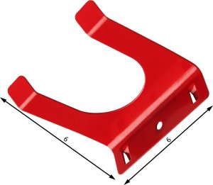 Tablica narzędziowa perforowana Jonah z haczykami i uchwytami - 5-częściowa 11