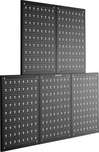 Tablica narzędziowa perforowana Jonah z haczykami i uchwytami - 5-częściowa 2