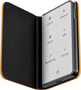 Ledger Stax Magnetic Shell Orange - Etui na portfel kryptowalutowy 3