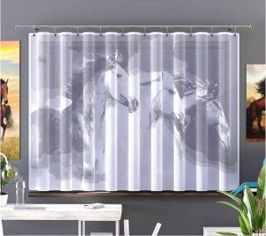 Firanka Konie 250 x 150 cm DomoweTekstylia | WN367K 150 2