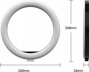 Lampa pierścieniowa Telesin Lampa Pierścieniowa Led Ring 10" / 26 Cm / Vlog 12w Na Statyw 1/4" Selfie Foto / P3-fs-02 11