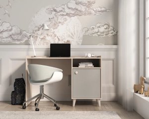 Biurko dziecięce MEVEL szare ML MEBLE 5