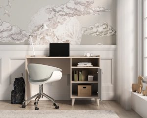 Biurko dziecięce MEVEL szare ML MEBLE 6