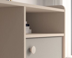 Biurko dziecięce MEVEL szare ML MEBLE 9