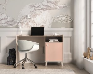 Biurko dziecięce MEVEL różowe ML MEBLE 5