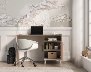 Biurko dziecięce MEVEL różowe ML MEBLE 6