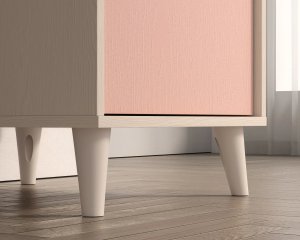 Biurko dziecięce MEVEL różowe ML MEBLE 8