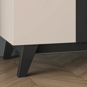 Szafa FRESHION 01 2D kaszmirowa/czarna ML MEBLE 6