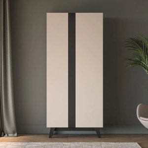 Szafa FRESHION 01 2D kaszmirowa/czarna ML MEBLE 7