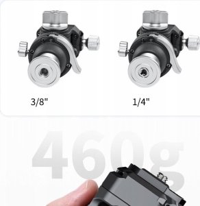 Głowica Panoramiczna Video 360s Olejowa 1/4" 3/8" 5kg Arca Swiss / Ulanzi Eh09 7