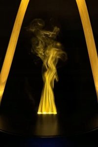 Nawilżacz Powietrza Dyfuzyjny Aromaterapia Dyfuzor Ogień Płomień Eleeels S5 7