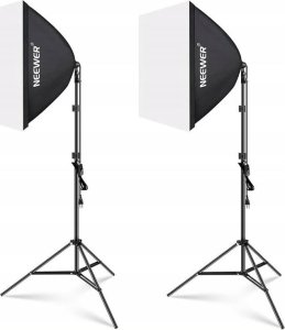 Zestaw Oświetleniowy 2x Softbox 60cm / Statyw 210cm / 90 Żarówka Rgb Bluetooth / Nk800 4