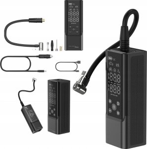 Pompka Elektryczna Rowerowa Bezprzewodowa Sprężarka Kompresor 120w 2500mah / Pump Assistant Pro 1