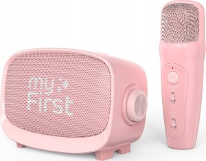 Głośnik Mikrofon Zestaw 2w1 Karaoke Na Bluetooth Aux Microsd Dla Dziecka / Myfirst Voice 2/ Różowy 11