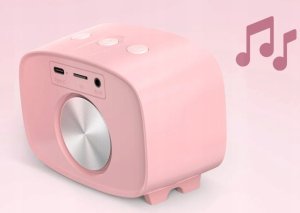 Głośnik Mikrofon Zestaw 2w1 Karaoke Na Bluetooth Aux Microsd Dla Dziecka / Myfirst Voice 2/ Różowy 9