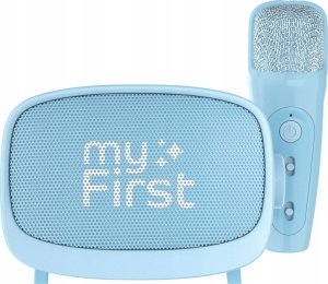 Głośnik Mikrofon Zestaw 2w1 Karaoke Na Bluetooth Aux Microsd Dla Dziecka / Myfirst Voice 2/ Niebieski 11