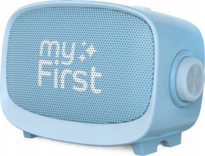 Głośnik Mikrofon Zestaw 2w1 Karaoke Na Bluetooth Aux Microsd Dla Dziecka / Myfirst Voice 2/ Niebieski 6