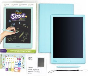 My First Tablet Do Rysowania 10” Lcd Dla Dzieci Z Rysikiem Deska Kreślarska Znikopis + Futerał Skórzany / Sketch Pro Neo 9