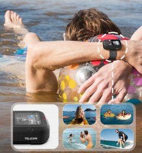 Pilot Bezprzewodowy Bt Do Gopro Hero 13 12 11 10 9 8 Black Max Telesin Ip54 / S5-rmt-01-tgp / T13 11