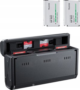 Ładowarka Usb Type-c + 2x Akumulator Bateria Typ Sony Np-bx1 Npbx1 Telesin / Cmr-001 1