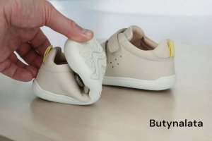 Buty barefoot GEOX beż elastyczne buty z membraną GEOX B4663A 21 2