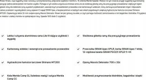 Rower szosowy fitness SPEEDER 500 L(56) DARK STRAWBERRY(BLACK) one size 2