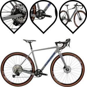 Rower gravel Kross Esker 7.0 U 28 L sza_gra p one size 13