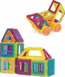 Klocki Magnetyczne Konstrukcyjne Duże Panele 3D 11